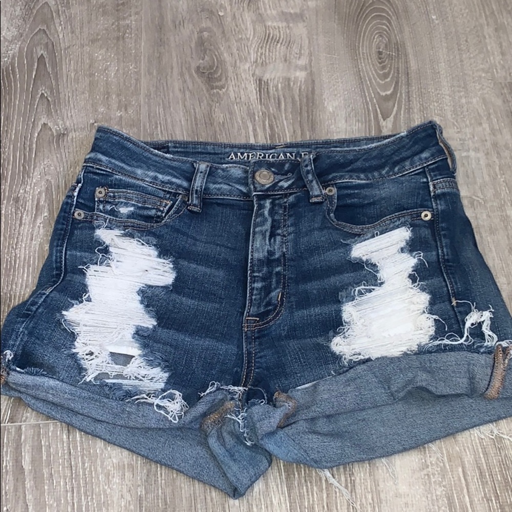 denim shorts